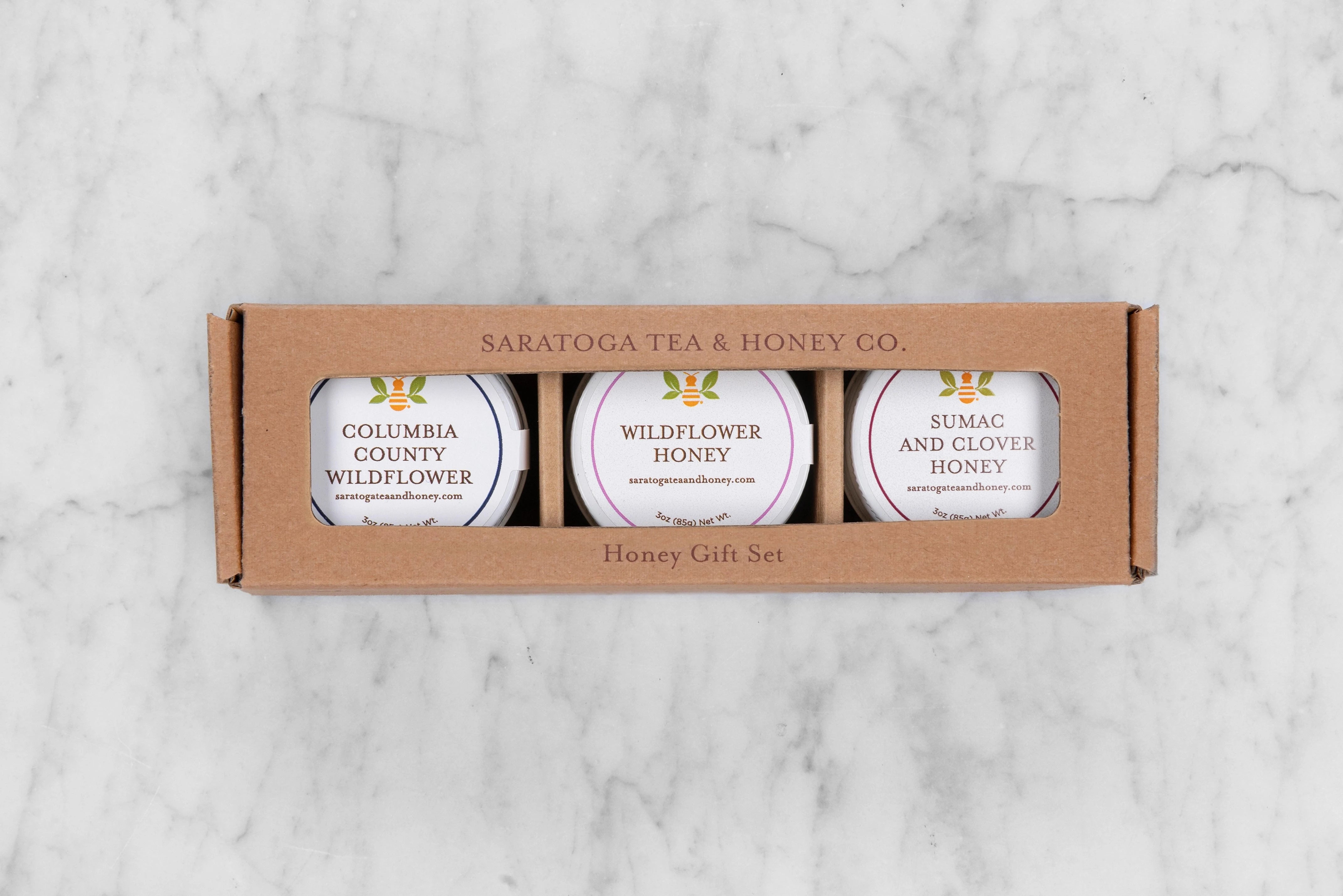 Local Honey Gift Set - Raw NY Honey Sampler – Saratoga Tea & Honey Co.