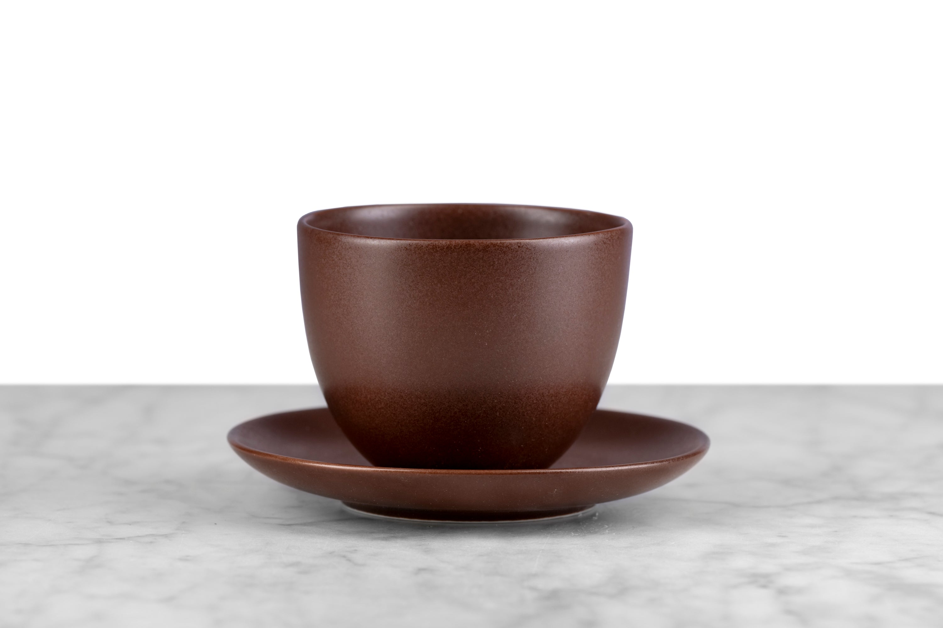 Porcelain Pebble Cup & Saucer • Kinto