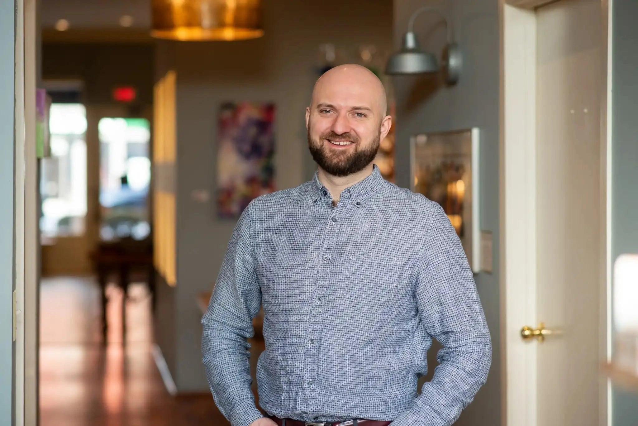 Marcus headshot at Saratoga Tea & Honey Co.