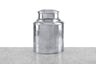 medium pressed tin tea canister