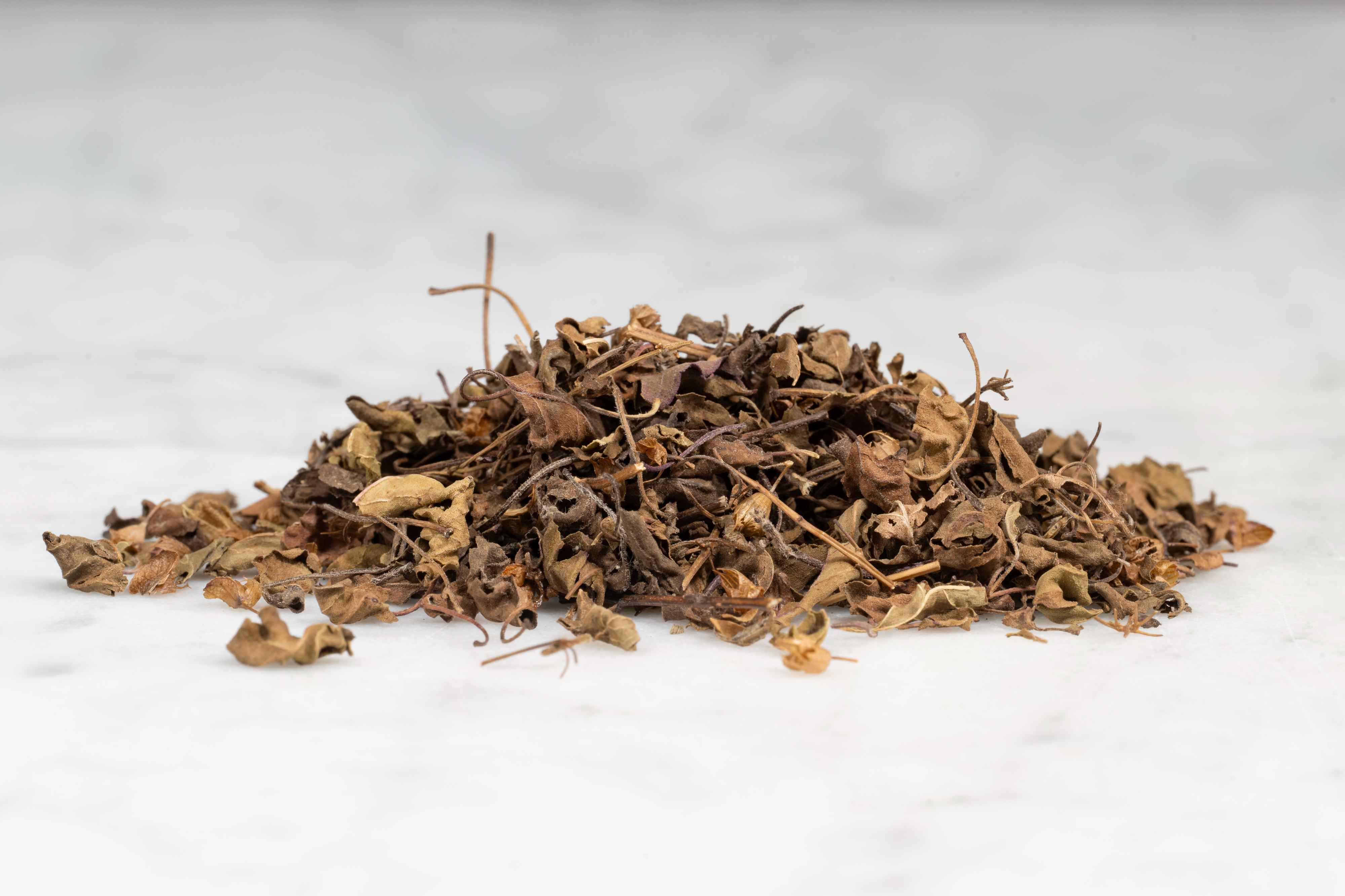 Organic holy basil leaves