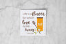 victor hugo honey quote sticker: life is a flower for which love is the honey