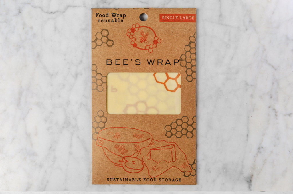 single large pack of bees wrap reusable food wrap