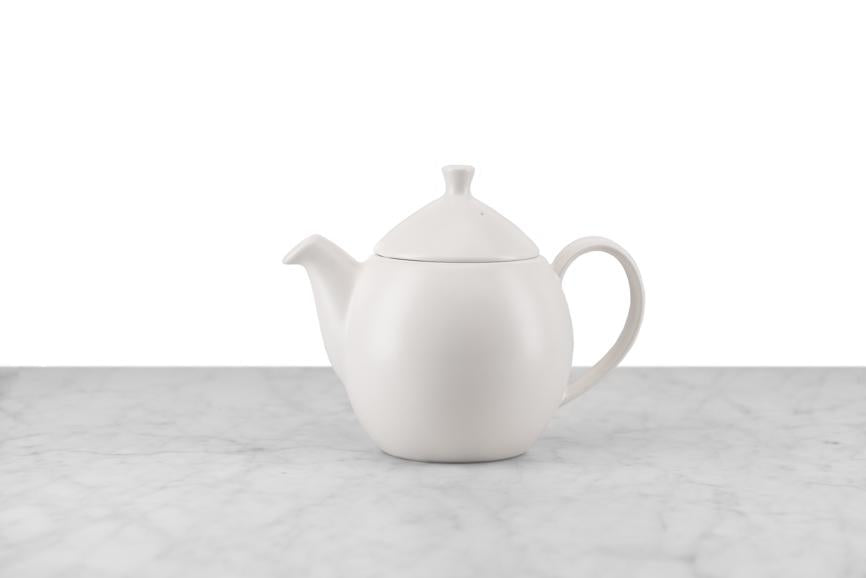 western-style off-white teapot