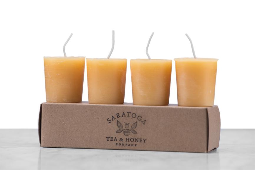 Votive Beeswax Candles - Thumbnail 2