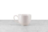 off-white handled tea mug