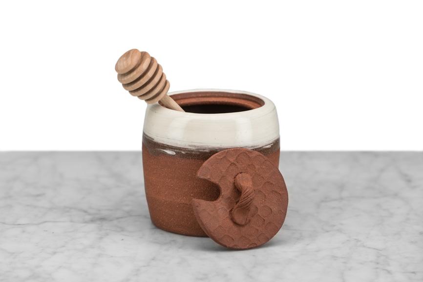 Ben Suga Pottery Honey Pot