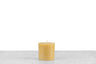 3" tall beeswax pillar candle