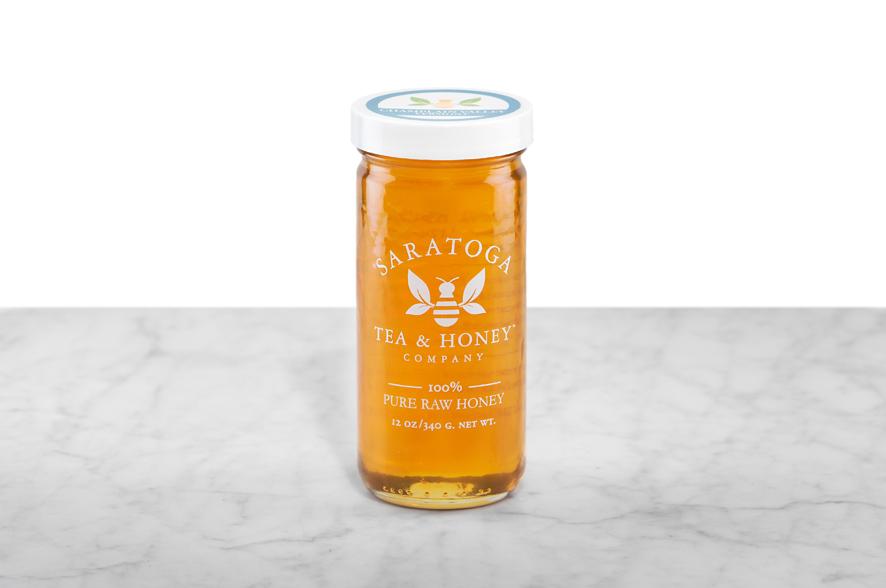 12oz Jar of Champlain Valley Vermont Raw Wildflower Honey