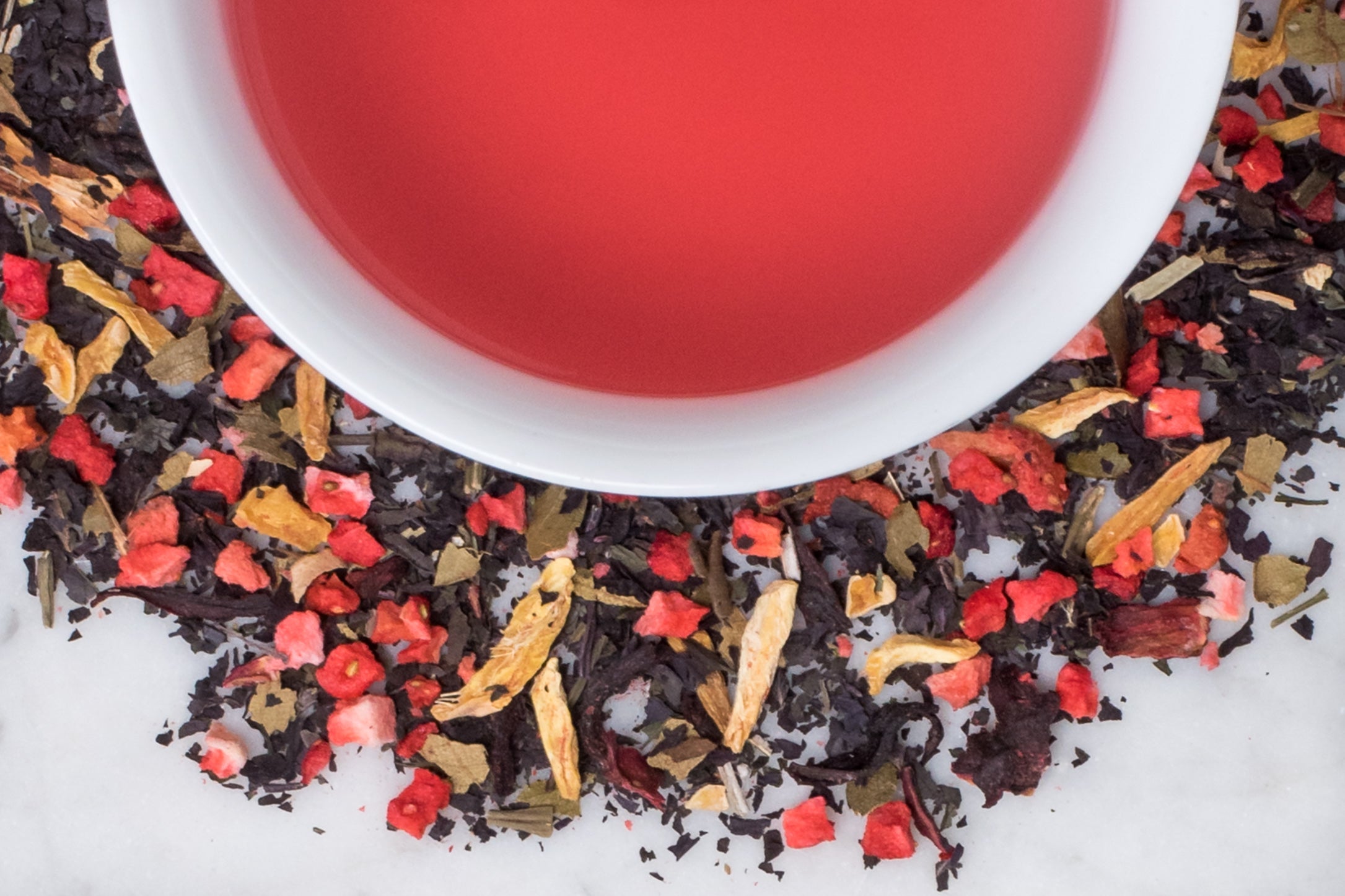 Shiso Pretty | Трав'яний чай Shiso з солодкою полуницею та м'ятою – Saratoga Tea & Honey Co.