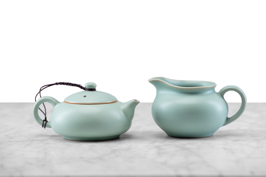 Ruyao Teapot and Matching Teapot