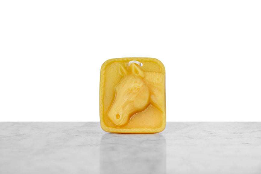 100% Pure Beeswax Horse Ornament or Sundial