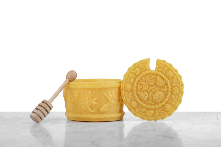 Beeswax Honey Pot