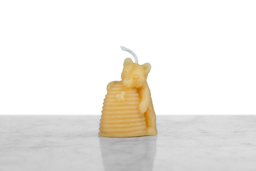 Little Bear Hugging Beehive Candle