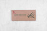 kraft packaging for mung bean cake with red dragon logo reading: mung beans cake - original